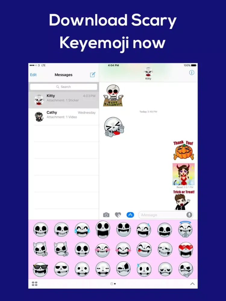 Scary Keyemoji Pro iPad  स्क्रीनशॉट